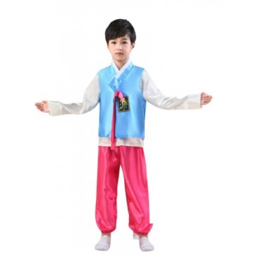 Traditional Korean Hanbok Boy
