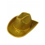 LED Sequin Cowboy Hat - Yellow