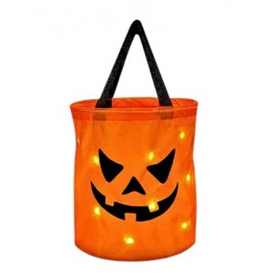 Trick or Treat Bucket Pumpkin Candy Bag