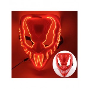 LED Venom Mask Red - Red