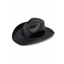 Shimmer Cowboy Hat - Black