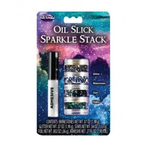 Oil Slick Sparkle Stack