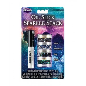 Oil Slick Sparkle Stack