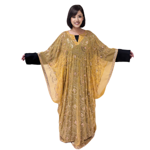 Arab - Khaleegy Thobe Sequin Yellow