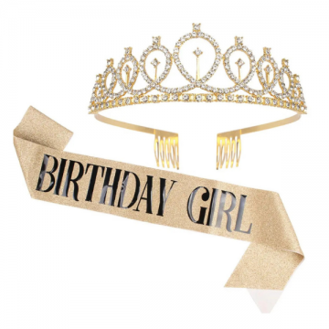 Birthday Sash and Tiara