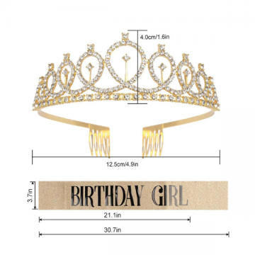 Birthday Sash and Tiara