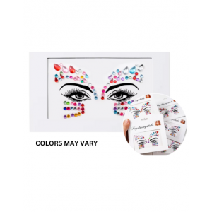 Face Sticker Gem Panther Sparkle
