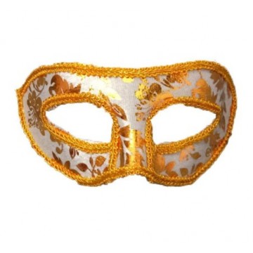 Flower Mask Sequin - White
