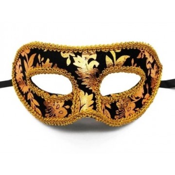 Flower Mask Sequin - Black