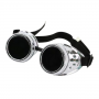 Steampunk Goggles - Clean Silver
