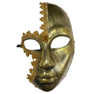 Full Masquerade Eyemask - Gold