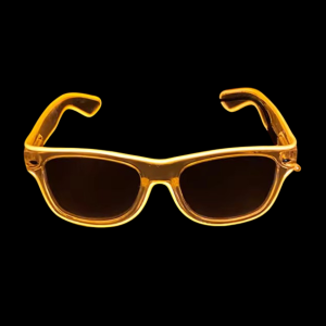 LED Clear Glasses - Orange