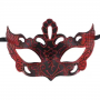 Glittered Elegant Masquerade Eyemask- Black/Red