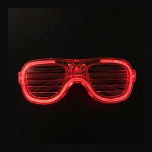 Light Up Shutter Glasses - Red
