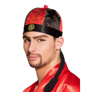 Shanghai Hat - Black/Red