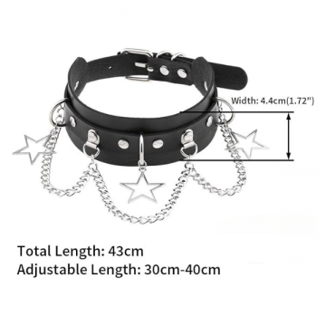 Choker Gothic Star