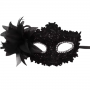 Lace Victorian Eye mask - Black