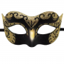 Sparkly masquerade mask - Black/Gold
