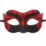 Sparkly masquerade mask - Black/Red