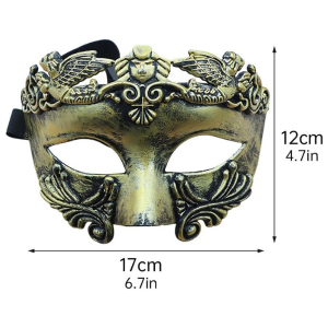 Greek-Venetian Masquerade Eyemask - Gold