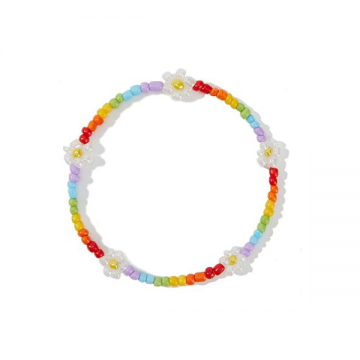 Hippie Flower headband w/ Bracelet