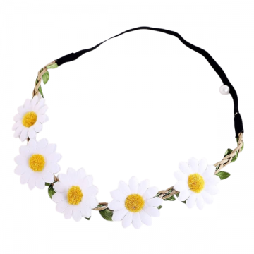 Hippie Flower headband w/ Bracelet