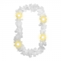 Flower Garland Led - White