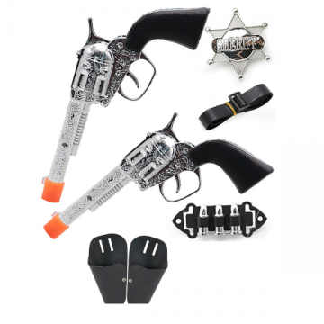 Wild West Sheriff Cowboy Gun Set
