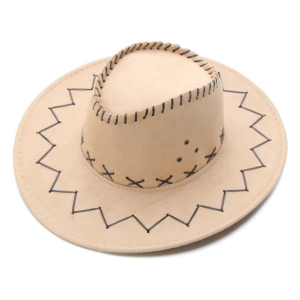 Cowboy Suede Hat - Sand