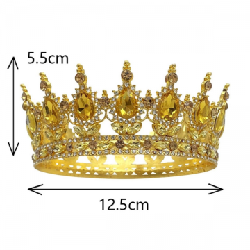 Crown Imperial Crystal with Yellow Gem