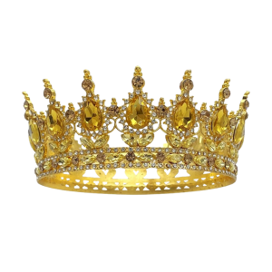 Crown Imperial Crystal with Yellow Gem