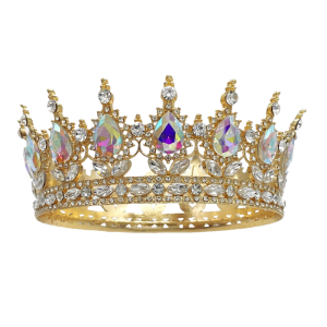 Crown Imperial Crystal with Iridescent Gem