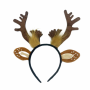Reindeer Plush Antler & Ears Headband