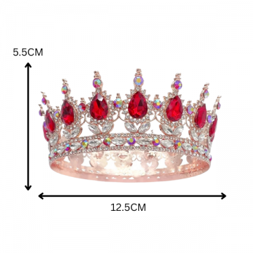 Crown Imperial Crystal with Red Gem