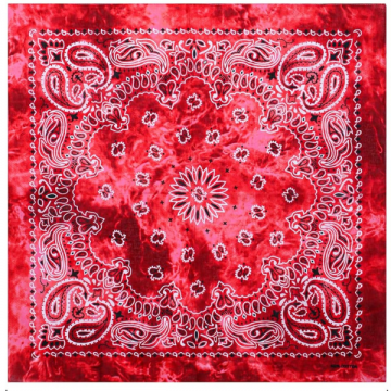 Tie Dye Bandana - Red