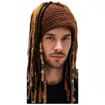 Deluxe Pirate Dreadlocks Wig Beanie