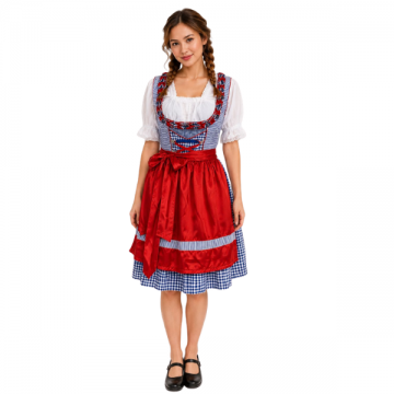 Clara Blue Gingham Dirndl