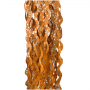 Foil Curtain - Wavy Star Tinsel Fringe Orange