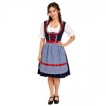 Greta Navy Bavarian Dirndl