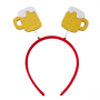 Oktoberfest Headband - Beer Mug Glitter