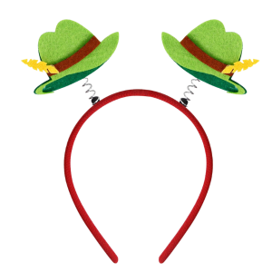 Oktoberfest Headband - Mini German Green Alpine Hats
