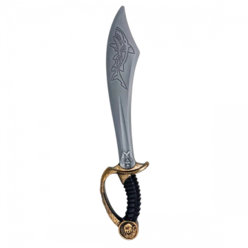 Skull & Shark Pirate Cutlass Sword