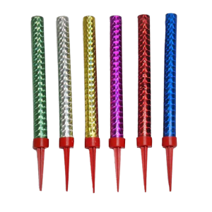 Candles Set 6-Pack Sparkler Birthday Cake - Multicolor 12inch
