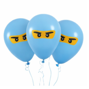 Balloons - Ninja Light Blue 5 qty