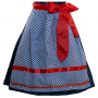 Oktoberfest Checkered Apron - Blue/white