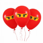 Balloons - Ninja Red 5 qty