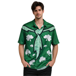St. Patrick's Day Shirt - Lucky Clover Green
