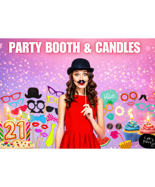 Party Booth & Candles