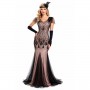 Gatsby Evening Gown - Blush & Black