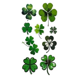 St. Patrick Tattoos - Classic Green Shamrock